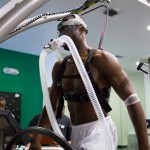 Miami Heat star Dwyane Wade came to IMG Academies to go through a sweat test at the new Gatorade Sports Science Institute