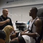 Miami Heat star Dwyane Wade came to IMG Academies to go through a sweat test at the new Gatorade Sports Science Institute